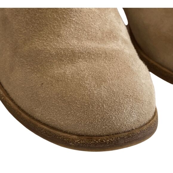 Vince Camuto Ankle Booties Boots 6.5 Tan Leather Cut Out Open Side Persiella - Picture 4 of 10